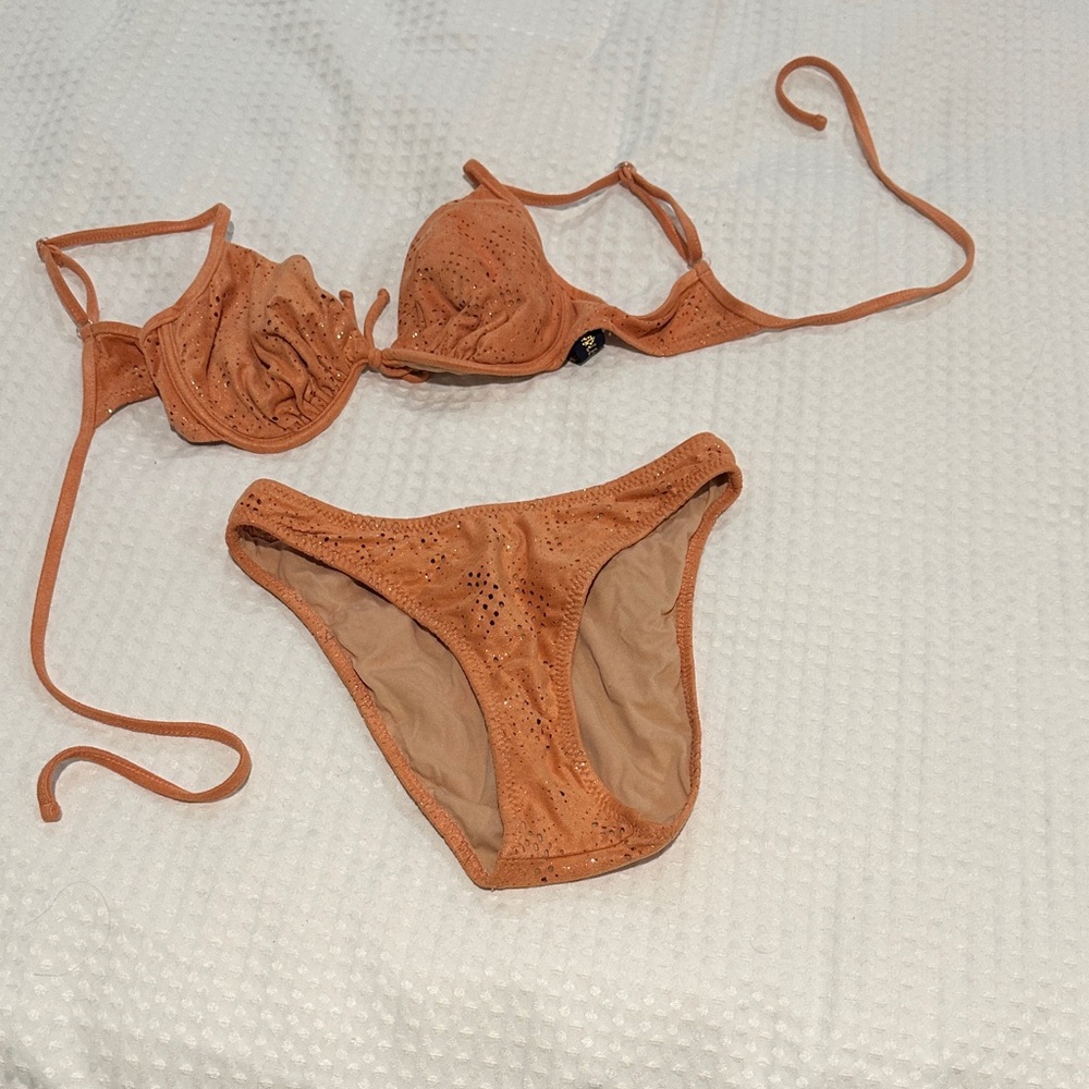 Women’s Rust Orange Swim Bikini Set